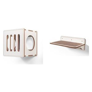 Playground Ozzy Para Gatos Grandes Branco