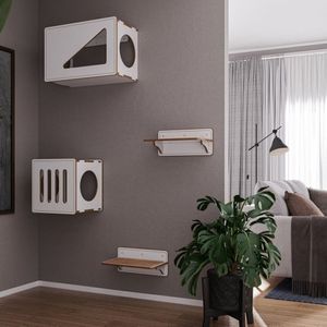 Playground Juca Para Gatos Grandes Branco