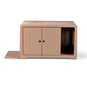 Banheiro Max Para Gatos - Com Bandeja 15mm Marrom