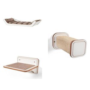 Playground Para Gatos Merlot Branco