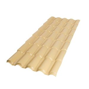 Kit 15 Telhas Colonial Pvc 2,30 X 5 Ondas Marfim