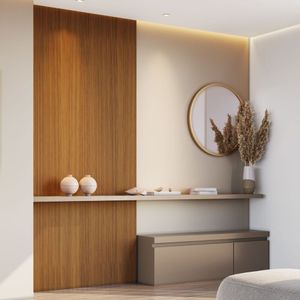 Painel Ripado Toronto 2,50x1,16x3,3mm(2,9)m² Ecorevest Freijó