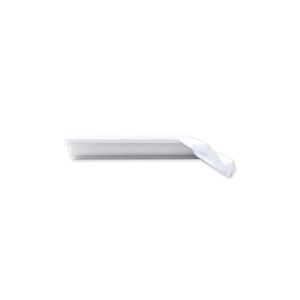 Kit Com 20 Barras Rodateto De Poliestireno 4cm X 50mm Liso 40m Branco
