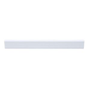 Kit Com 30 Barras Rodameio De Poliestireno 3,7cm X 15mm Liso 72m Branco