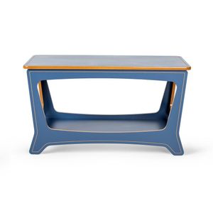 Sapateira Para Quarto 80cm Chad 100% Mdf Azul