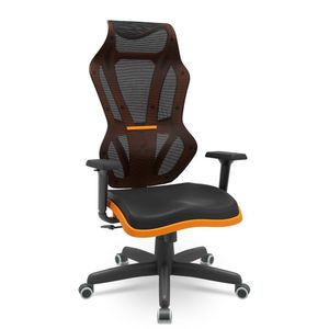 Cadeira Para Escritório Vizon Dz Ajustaveis Laranja