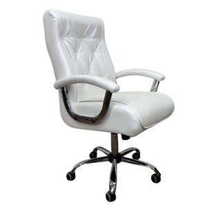 Cadeira Para Escritório Presidente Stylus 110cm X 63cm X 61cm Branco