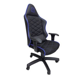 Cadeira Para Escritório Gamer 126cm X 66cm X 46cm Azul