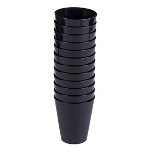 Conjunto De Copo Fresc 350ml 12 Peças Preto Em Polipropileno Linha Tropical Vem