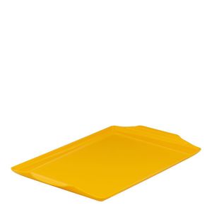 Bandeja Retangular 23x35 Amarela Em Polipropileno Linha Tropical Vem