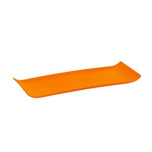 Bandeja Servir Retangular 15x40 Laranja Em Polipropileno Linha Tropical Vem