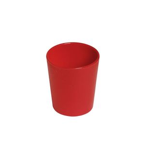Copo Fresc Redondo 200ml Vermelho Em Polipropileno Linha Tropical Vem