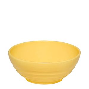 Bowl Oriental Redonda 500ml Amarela Clara Em Polipropileno Linha Tendência Vem