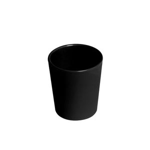 Copo Fresc Redondo 200ml Preto Em Polipropileno Linha Tropical Vem