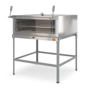 Forno De Lastro Inox A Gás Com Pedra Refratária Fl900 - Tostando
