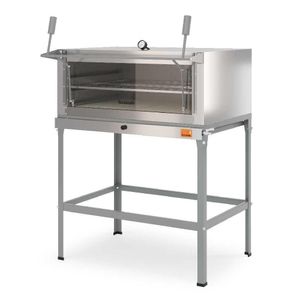 Forno De Lastro Inox A Gás Com Pedra Refratária Fl800 - Tostando
