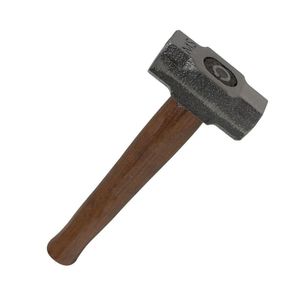 Marreta Premium Cabo De Madeira Envernizado Cunha Aço 1500g