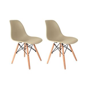 Conjunto 2 Cadeiras Para Sala De Jantar Eames Eiffel Dkr Fendi