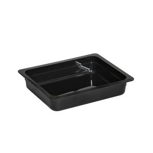 Cuba Gn 1-2 Cozinha 65mm Preta Em Polipropileno Linha Tropical Vem