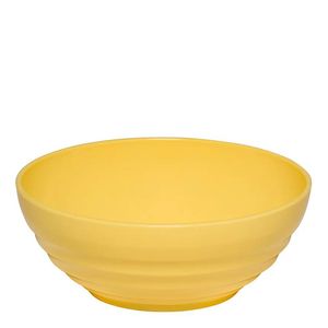 Bowl Oriental Redonda 1,2l Amarela Clara Em Polipropileno Linha Tendência Vem