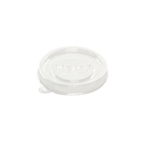 Tampa Descartável Para Ramequim 90ml Natural Em Pvc Vem