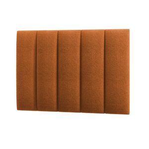 Cabeceira Modular Solteiro 5 Peças Boucle Teracota