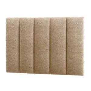 Cabeceira Modular Solteiro 5 Peças Boucle Bege