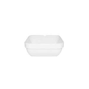 Travessa Cheff Quadrada 250ml Branca Em Policarbonato Linha Profissional Cook Vem