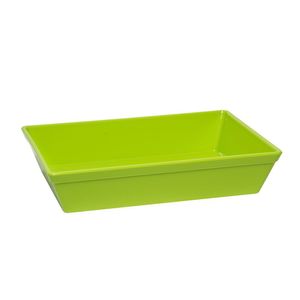 Travessa Stillo Retangular 5l Verde Em Polipropileno Linha Tropical Vem