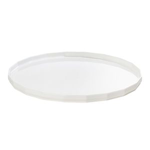 Bandeja Elegance Redonda Aro 30 Branca Em Polipropileno Linha Tropical Vem