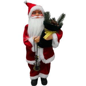 Enfeite Papai Noel C- Lampião - 45 Cm - Chibrali
