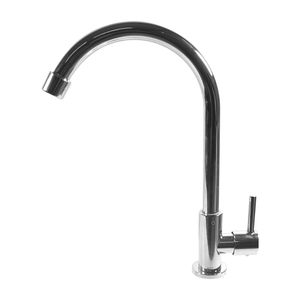 Torneira Cozinha Bancada Inox 1/4 V Fria Cromada - Brazhu