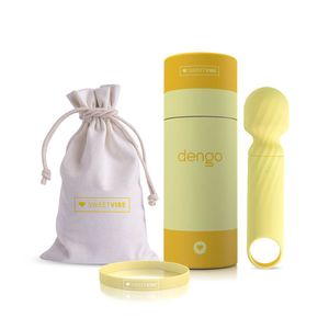Vibrador Multivelocidade Recarregável Sweet Vibe Dengo Amarelo