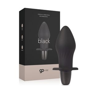 Cápsula Vibratória Multivelocidade Recarregável Go Vibe Black