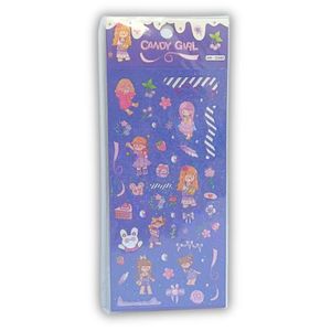 Kit Adesivos Candy Girl Uniso Roxo