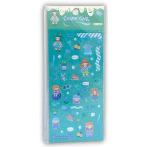 Kit Adesivos Candy Girl Uniso Verde