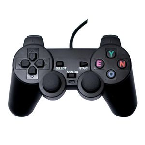 Controle Joystick Para Playstation 2 Preto Analógico Ps2