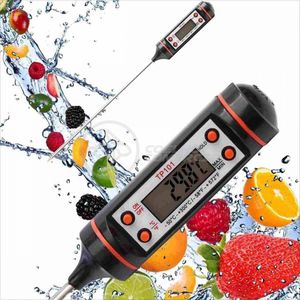Termômetro Culinário Cozinha Digital Com Espeto Alimentos E Líquidos Mede -50ºc A +300ºc