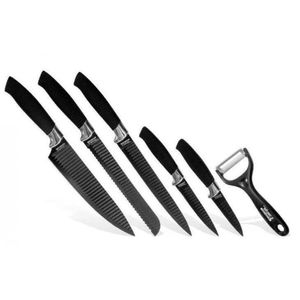 Conjunto De Facas Profissional 6 Peças Everrich Inox