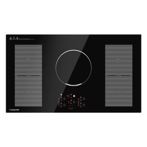 Cooktop Amzchef Indução 36 Embutido, 10800w, 5 Zonas E Função Boost