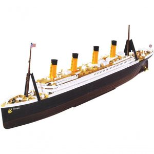 Academy 1-1000 R.m.s. Titanic Modelo de Montagem - Branco Vermelho e Preto