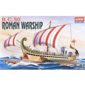 Academy Navio de Guerra Romano B.c. 1-72 - Modelo Histórico Com Suporte