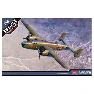 Academy 12339 Modelo Plástico 1-48 B-25c-d Força Aérea Britânica Moldado