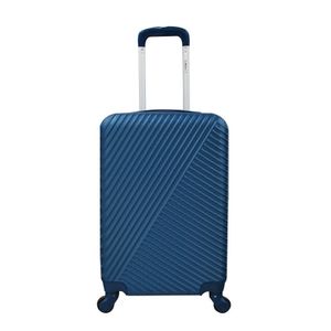 Mala de Bordo em ABS para Viagem Yins YS21037 Cadeado Embutido Rodas Giro 360º Azul