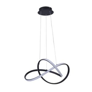 Bella Pendente Fluire Sb001b Led 30w 3000k Preto