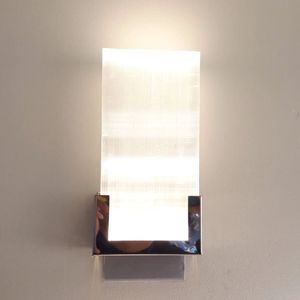 Arandela Dna Cristal Ret Led 2w 3000k Cromado