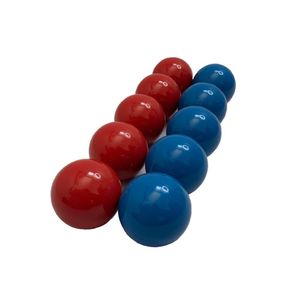 Bolas De Mata-mata Azul E Vermelho 54mm
