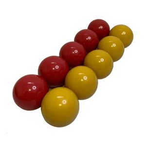 Bolas De Mata-mata Amarelo E Vermelho 50mm