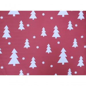Kit 4 Jogos Americanos árvore De Natal 43cmx34cm vermelho