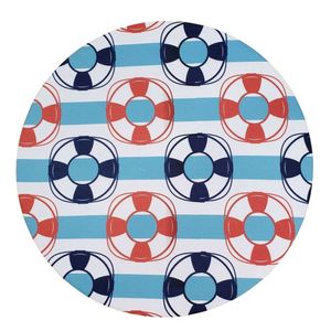 Kit 4 Capas Para Sousplat Replica Naútico 35cmx35cm azul